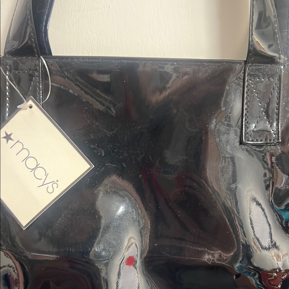 Macy's Black Tote Bag - Picture 2 of 5